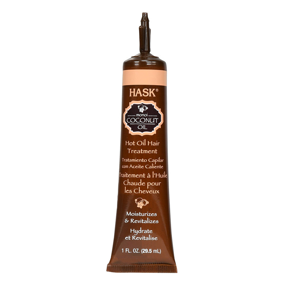Hask Monoi Coconut Oil, Hot Oil Hair Treatment, 1 Oz