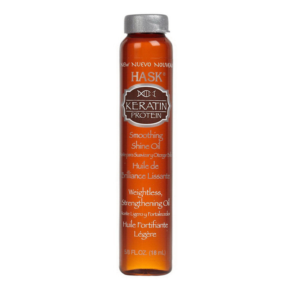 Hask Keratin Protein Smoothing Shine Oil - 0.63 Oz