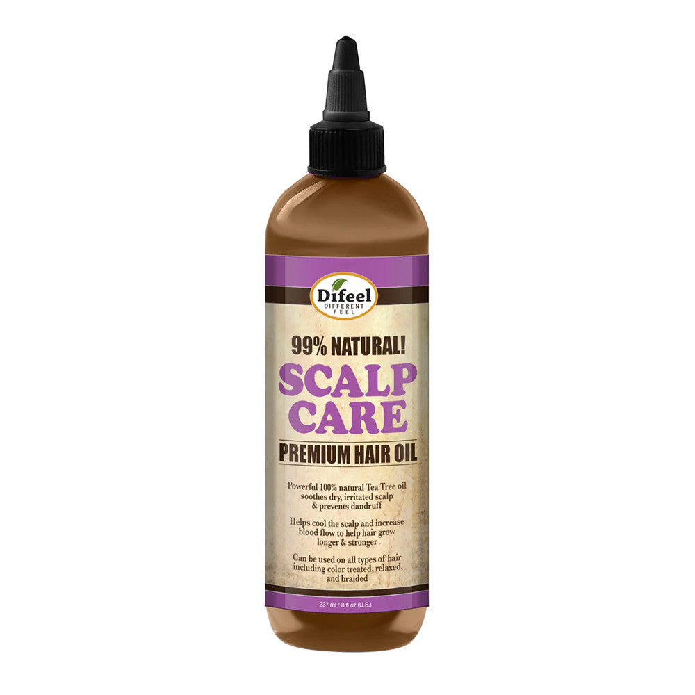 Difeel Natural Scalp Care Premium Hair Oil, 8 Oz