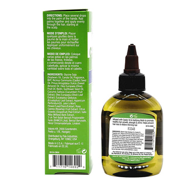 Difeel Castor Plus Biotin Mega Growth Premium Hair Oil, 2.5 Oz