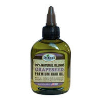 Difeel Natural Grapeseed Premium Hair Oil, 2.5 Oz