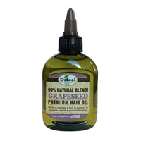 Difeel Natural Grapeseed Premium Hair Oil, 2.5 Oz