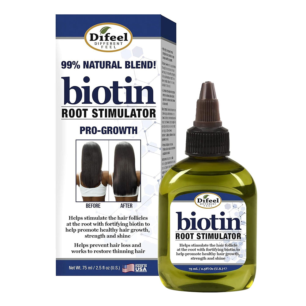 Difeel Hair Growth Biotin Root Stimulator Pro Growth Scalp Care 2.5Oz (75g)