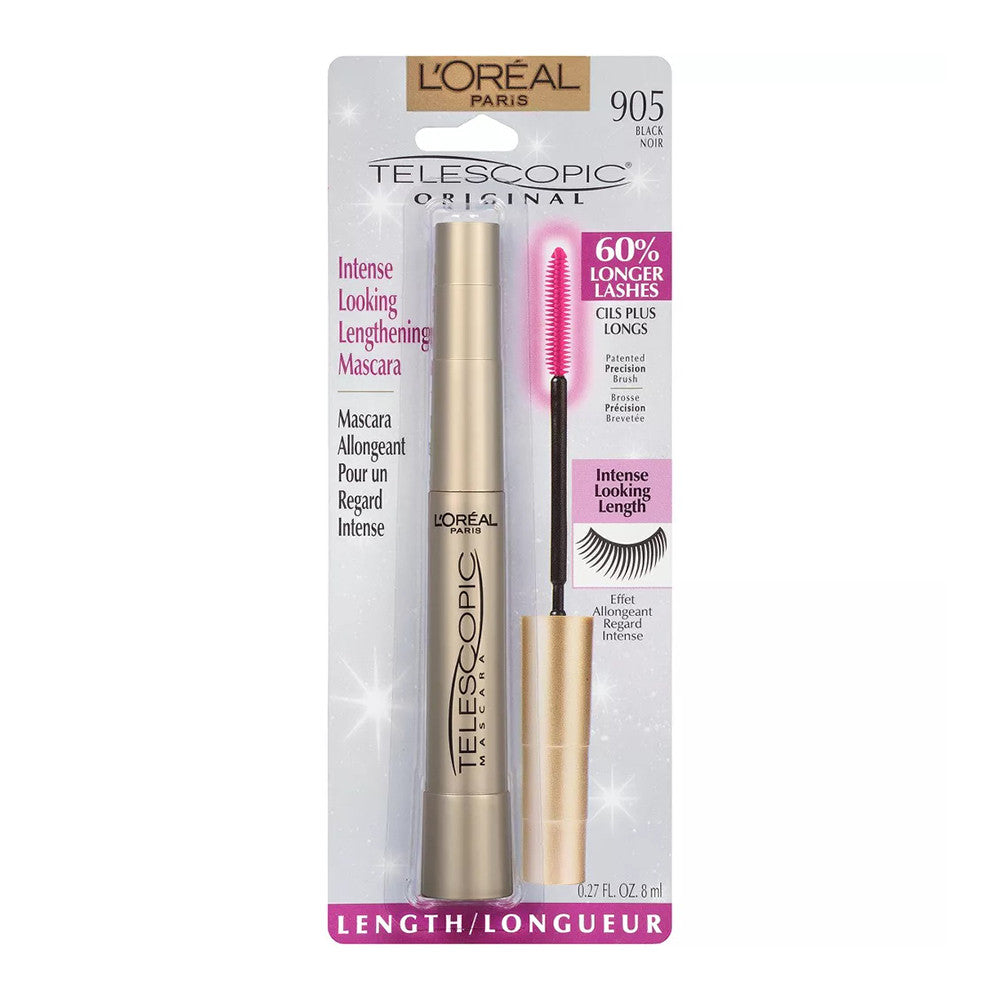 LOreal Paris Telescopic Original Mascara, Black, 0.27 Oz