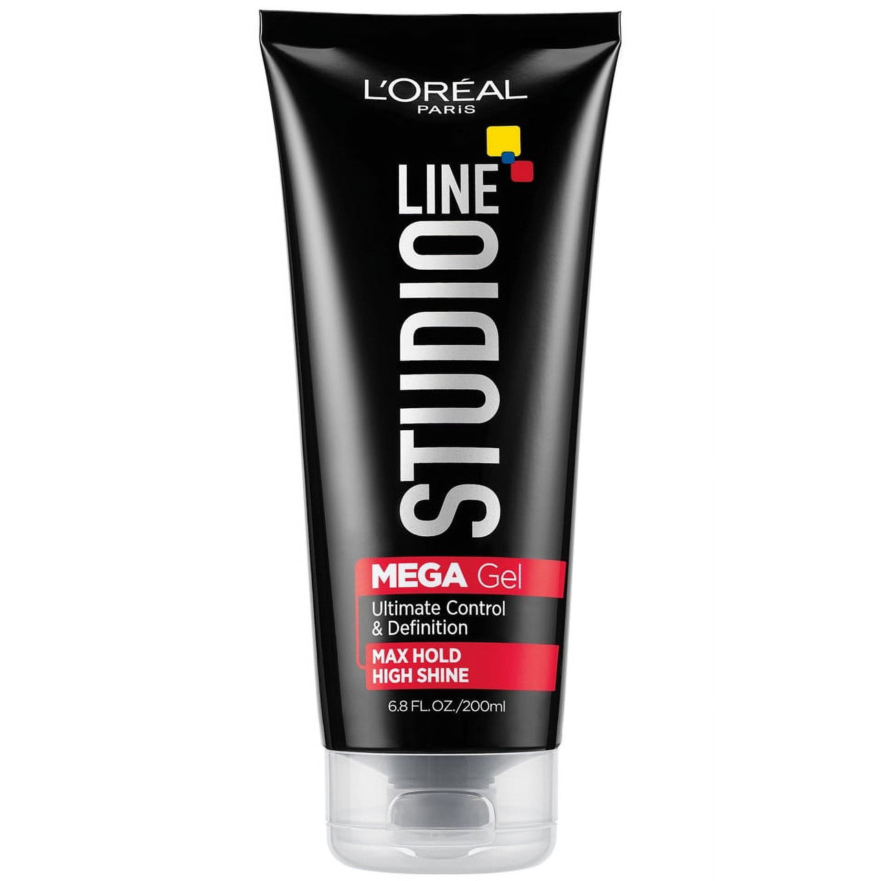 Loreal Studio Line Head Lock Mega Hard Hold Hair Gel, Extreme Hold, Curl And Frizz Control - 6.8 Oz
