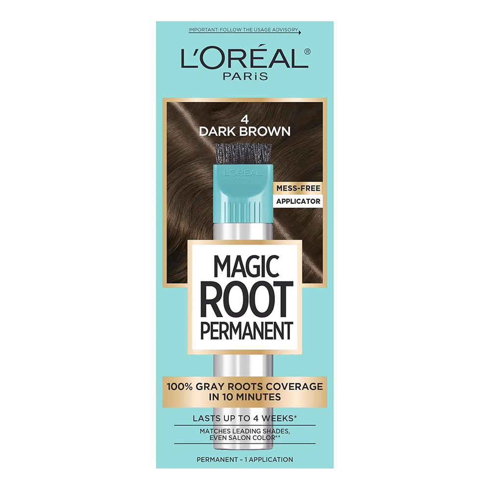 Loreal Paris Magic Root Rescue 10 Minute Root Coloring Kit 4 Dark Brown 1 Ea