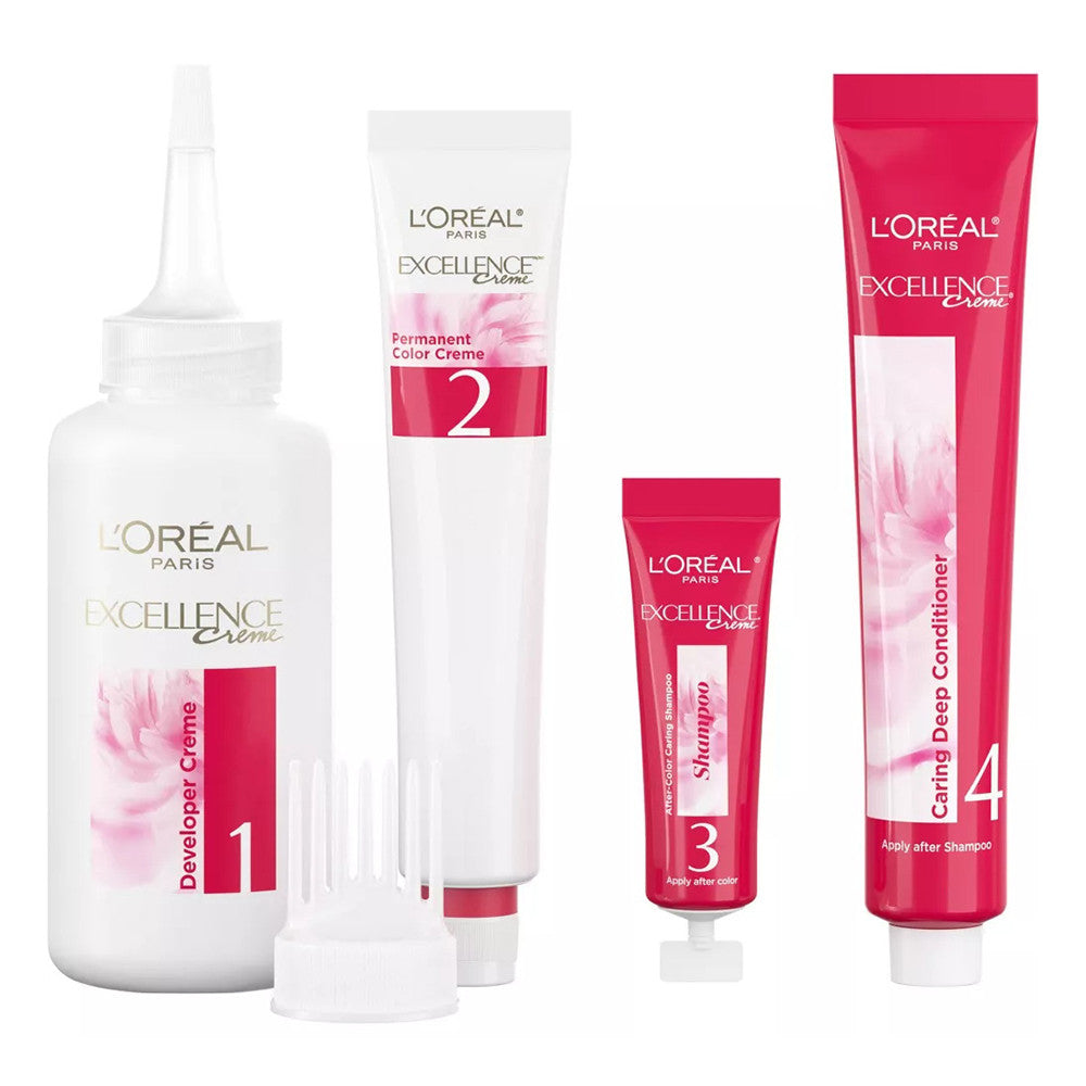 L'Oreal Paris Excellence Creme Haircolor, Dark Brown 4, 1 Ea
