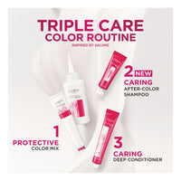 Loreal Excellence Triple Protection Hair Color Creme, 7G Dark Golden Blonde, 1 Ea