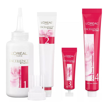 Loreal Excellence Triple Protection Hair Color Creme, 8 Medium Blonde, 1 Kit