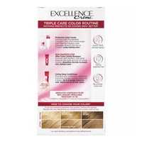 Loreal Excellence Triple Protection Hair Color Creme, 8 Medium Blonde, 1 Kit