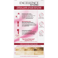 Loreal Excellence Triple Protection Hair Color Creme, 9.5Nb Lightest Natural Blonde - 1 Ea