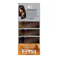 Loreal Feria Multi Faceted Shimmering Hair Color, 40 Espresso, Deeply Brown, 1 Ea