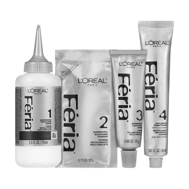 LOreal Paris Feria Absolute Platinum Hair Color, Advanced Lightening System, Extreme Platinum, 1 Ea