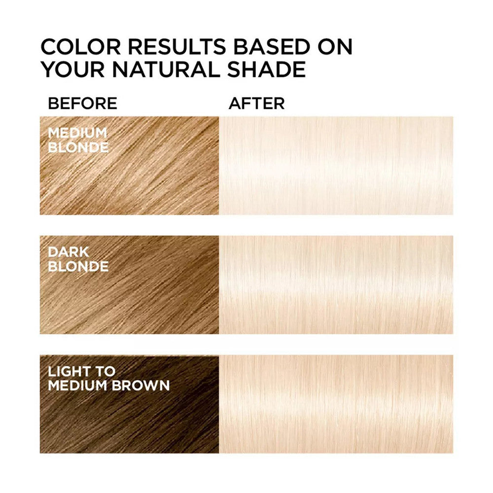 LOreal Paris Feria Absolute Platinum Hair Color, Advanced Lightening System, Extreme Platinum, 1 Ea