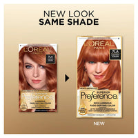Loreal Superior Preference Hair Color, 7La Lightest Auburn, 1 Ea
