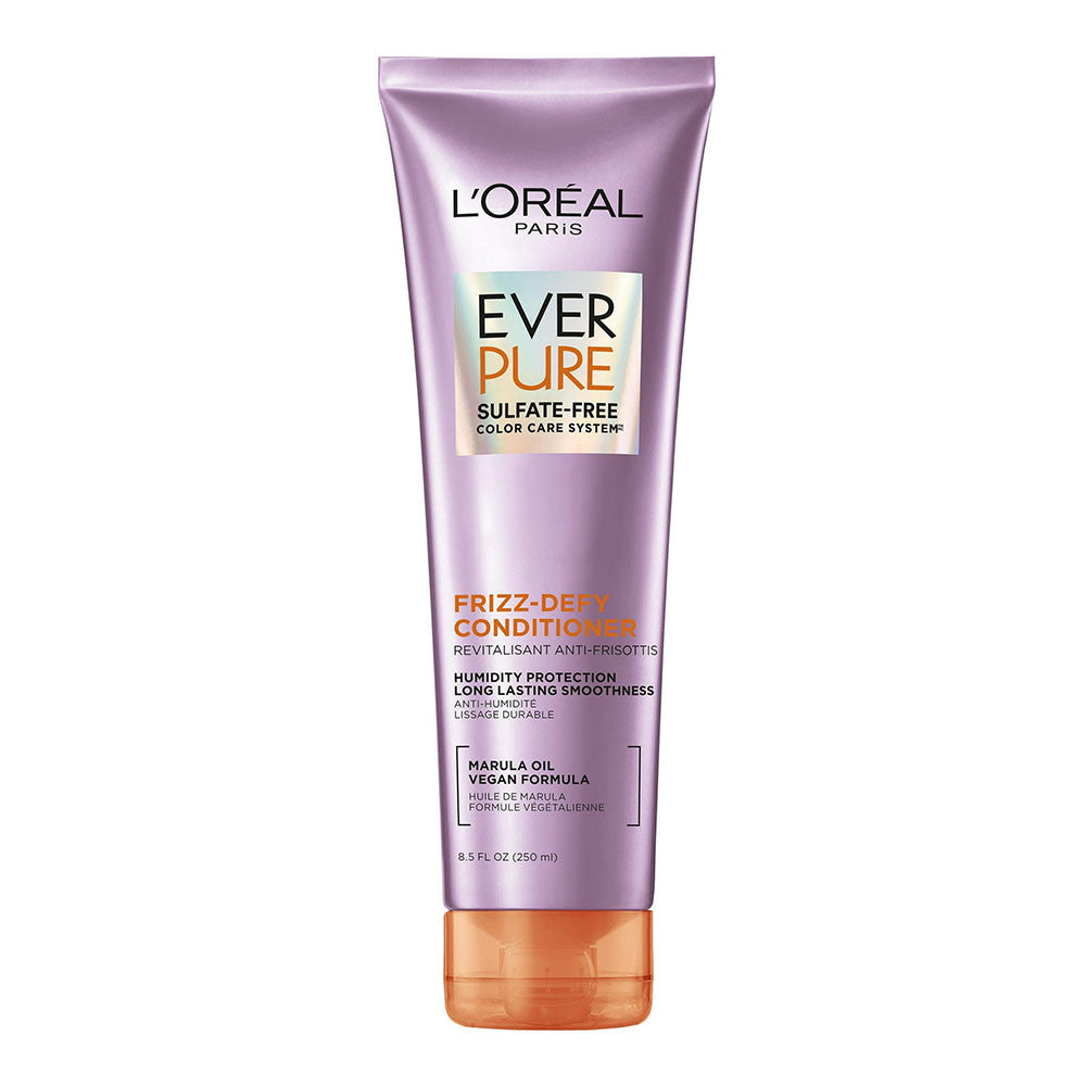 Loreal Ever Pure Sulfate Free Frizz Defy Hair Conditioner, 8.5 Oz