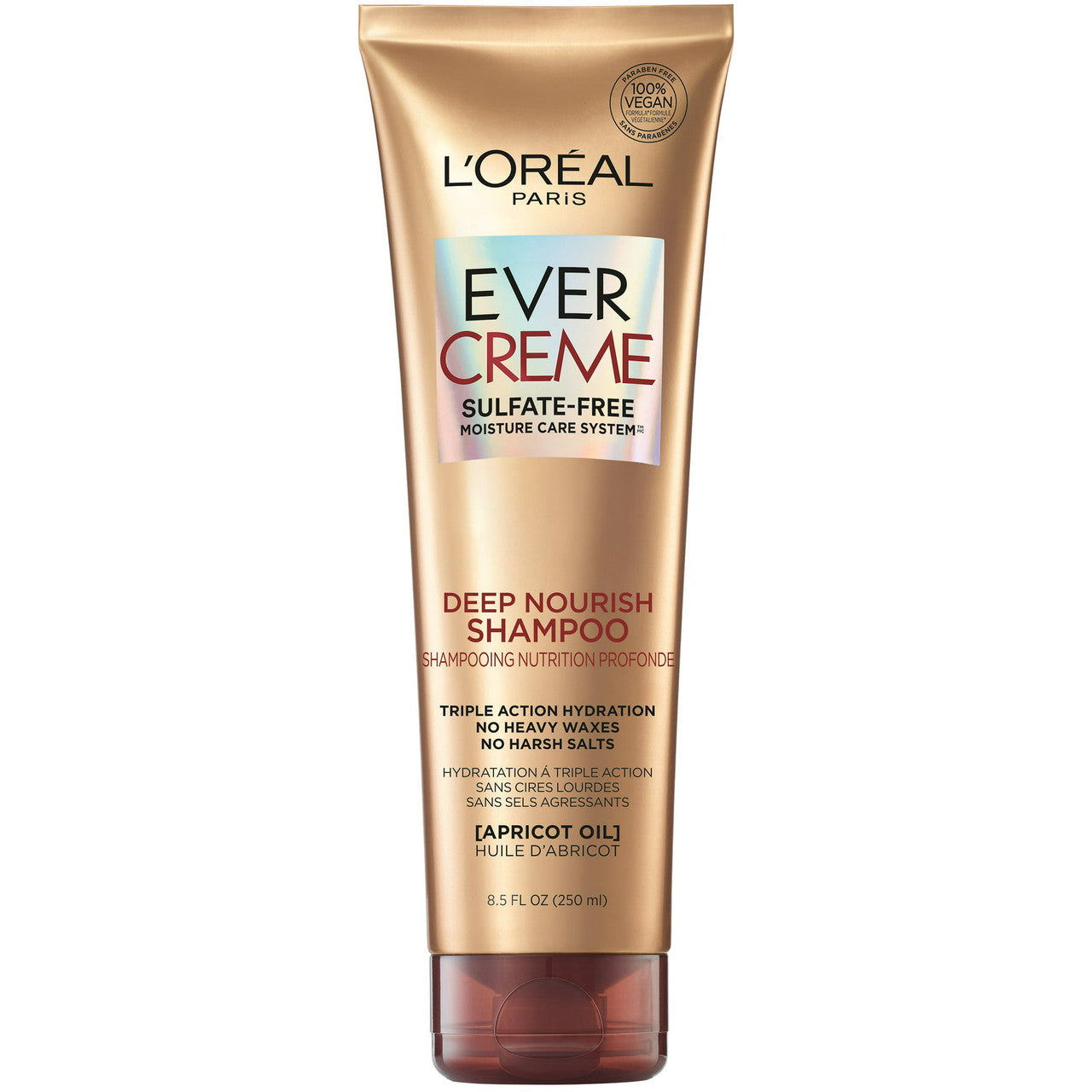 Loreal Paris Ever Creme Deep Nourish Shampoo, Triple Action Hyrdration, 8.5 Oz