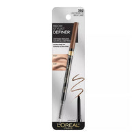 LOreal Paris Brow Stylist Definer Eyebrow Pencil, 392 Light Brunette, 1 Ea