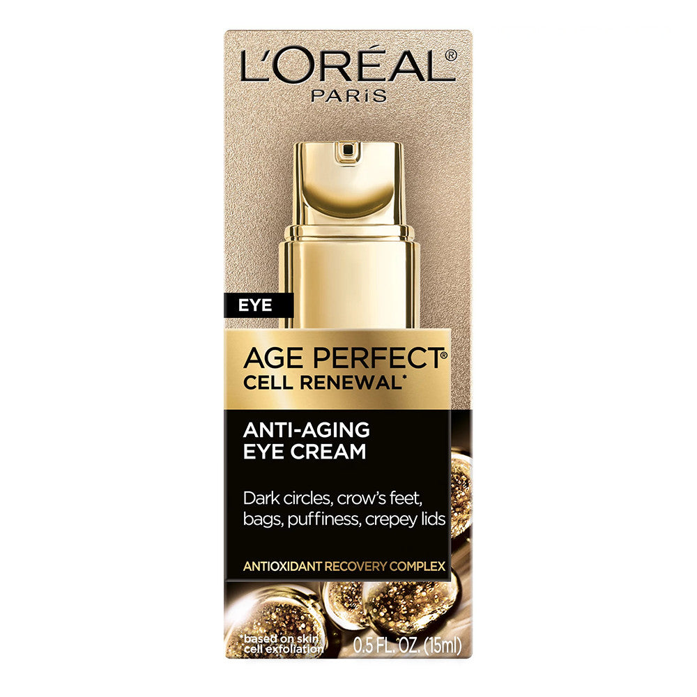 LOreal Paris Age Perfect Cell Renewal Anti-Aging Eye Cream, 0.5 Oz