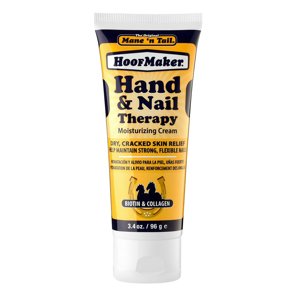 Mane n Tail Hoofmaker Hand and Nail Therapy Moisturizing Cream for Dry Cracked Skin Relief 3.4Oz (96g)