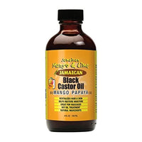 Jamaican Mango and Lime Black Castor Oil, Mango Papaya, 4 Oz