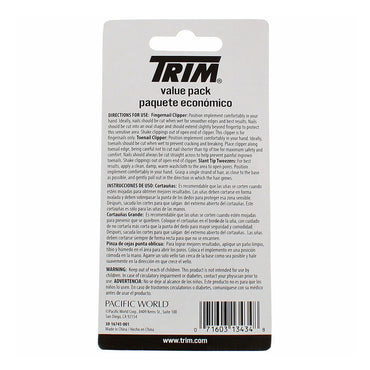 Trim Value Pack Fingernail & Toenail Clippers and Tweezers, 3 Ea