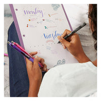 Paper Mate InkJoy Gel Pens Fashion Student 0.7 mm Medium Point - 6.0 ea