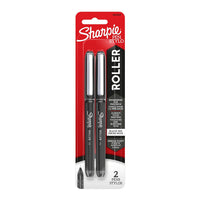Sharpie Retractable Rollerball Pen, Black, 2 Ea
