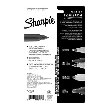 Sharpie Fine Permanent Marker, Mystic Gems, 5 Ea