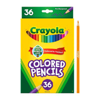 Crayola Colored Non-Toxic Pencils, Long, 36 Ea