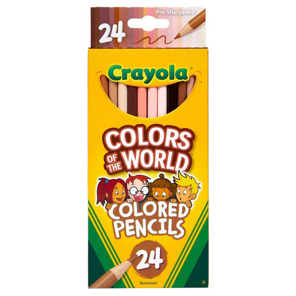 Crayola Rich Pigment Pre-Sharpened Color Pencils 24Ea