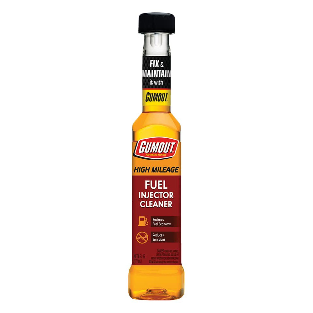 Gumout 2X Fuel Injector Cleaner High Mileage Cleans Injectors and Boosts Performance 6Oz (177ml)