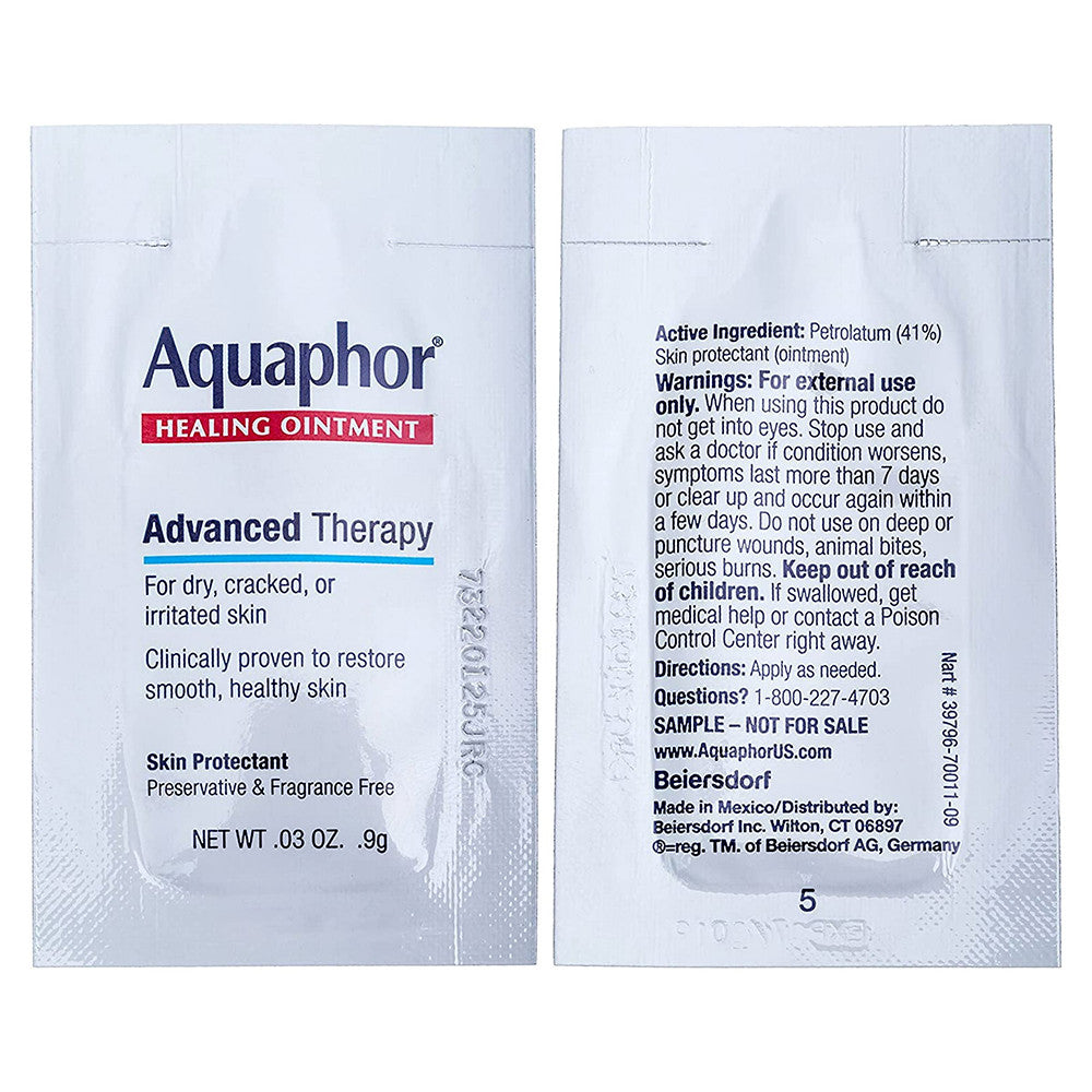 Aquaphor Healing Ointment Advanced Therapy Skin Protectant Packets, 144 Ea