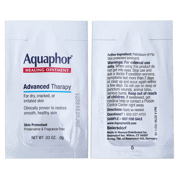 Aquaphor Healing Ointment Advanced Therapy Skin Protectant Packets, 144 Ea