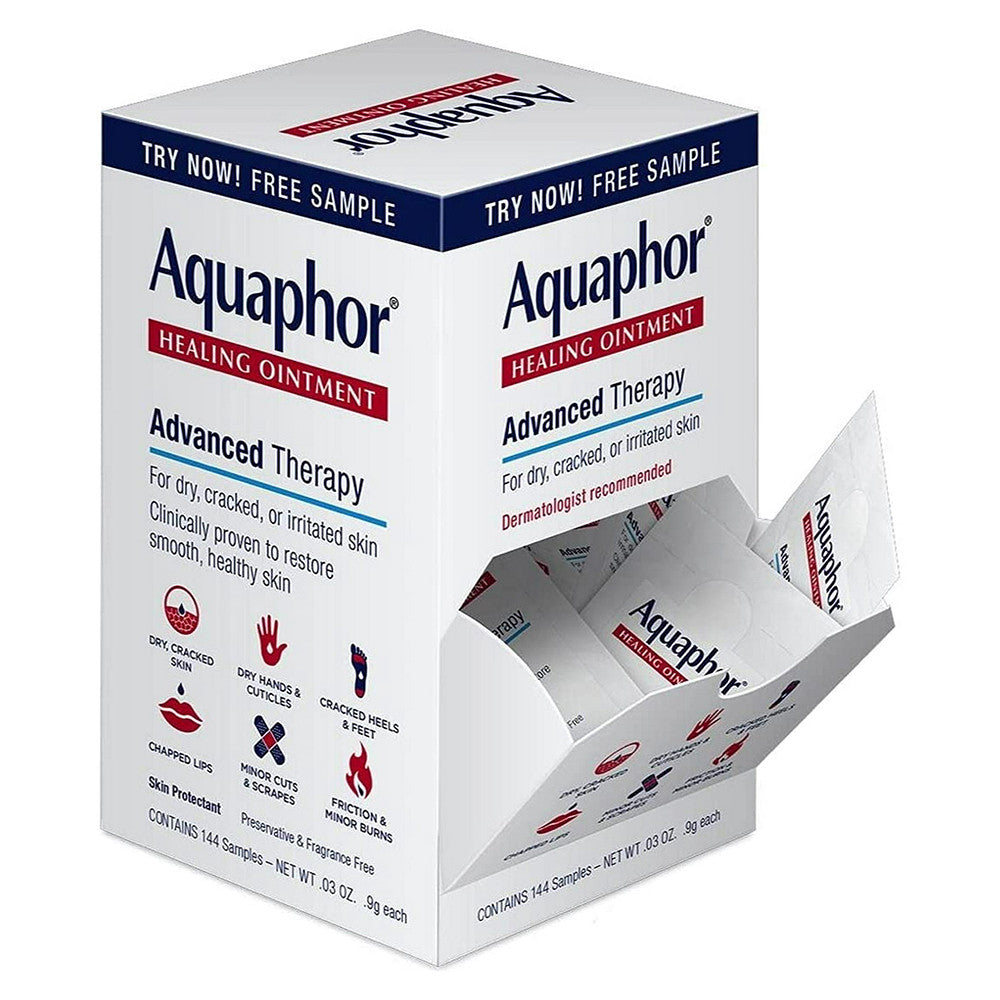 Aquaphor Healing Ointment Advanced Therapy Skin Protectant Packets, 144 Ea