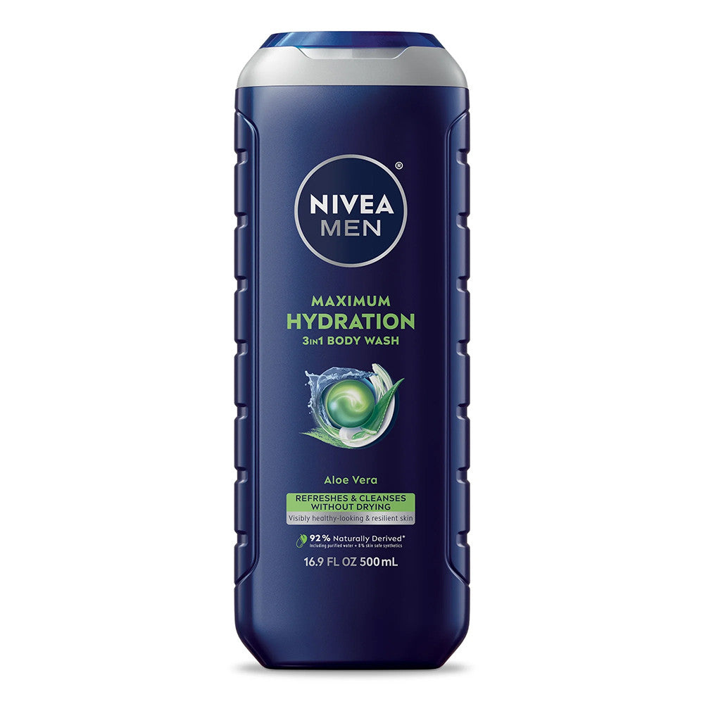 Nivea Men Maximum Hydration 3-In-1 Body Wash - 16.9 Oz