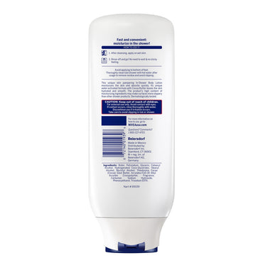 Nivea In-Shower Body Lotion With Cocoa Butter For Dry To Very Dry Skin - 13.5 oz