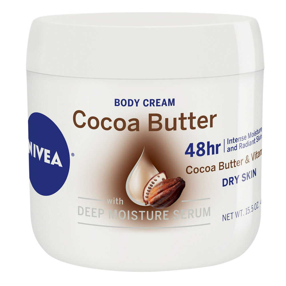 Nivea Cocoa Butter Body Cream with Vitamin E, 15.5 Oz