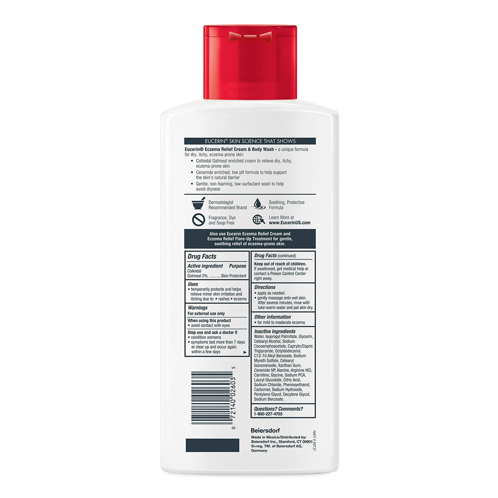 Eucerin Eczema Relief Cream and Body Wash, 13.5 Oz