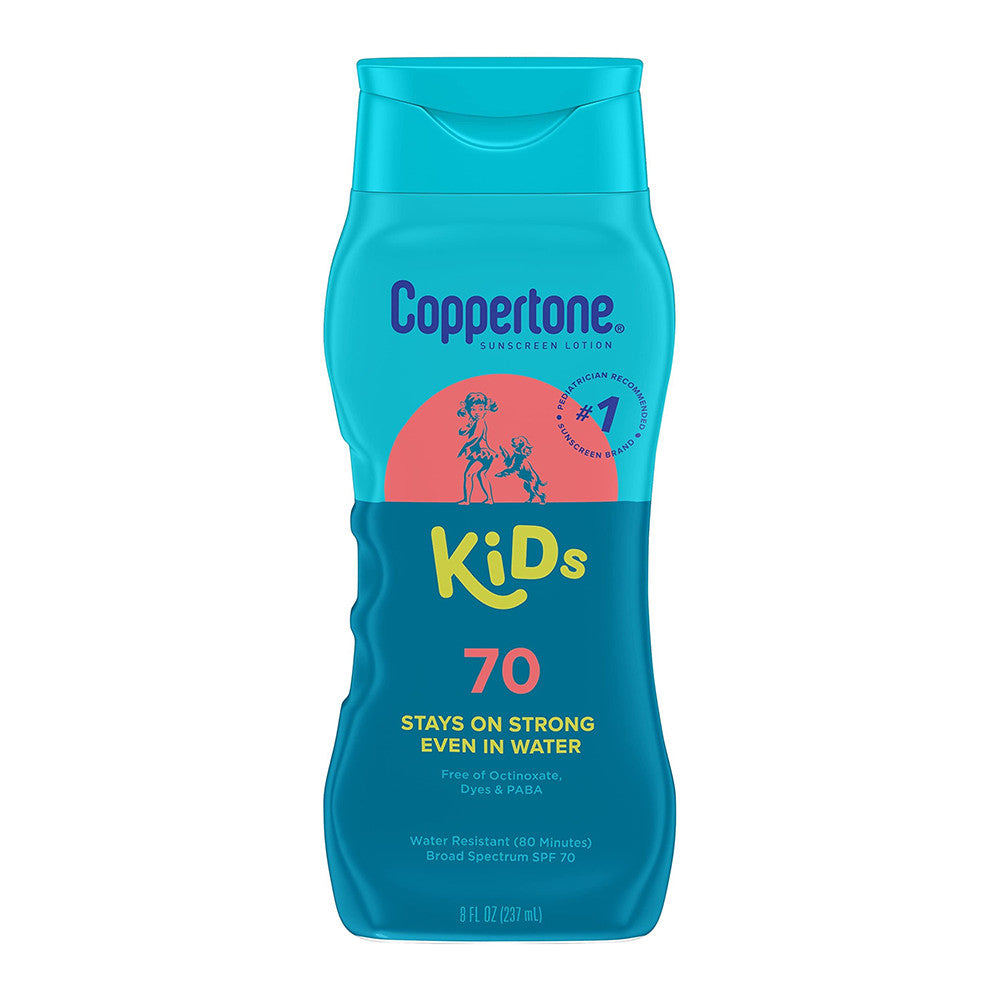 Coppertone Kids Sunscreen Lotion SPF 70, 8 Oz