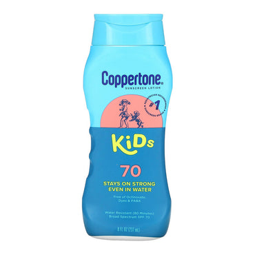 Coppertone Kids Sunscreen Lotion SPF 70, 8 Oz