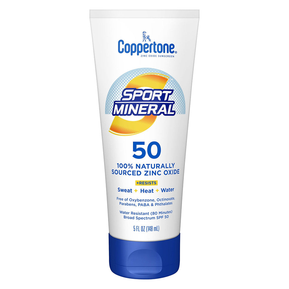 Coppertone Sport Mineral SPF 50 Sunscreen Lotion, 7 Oz
