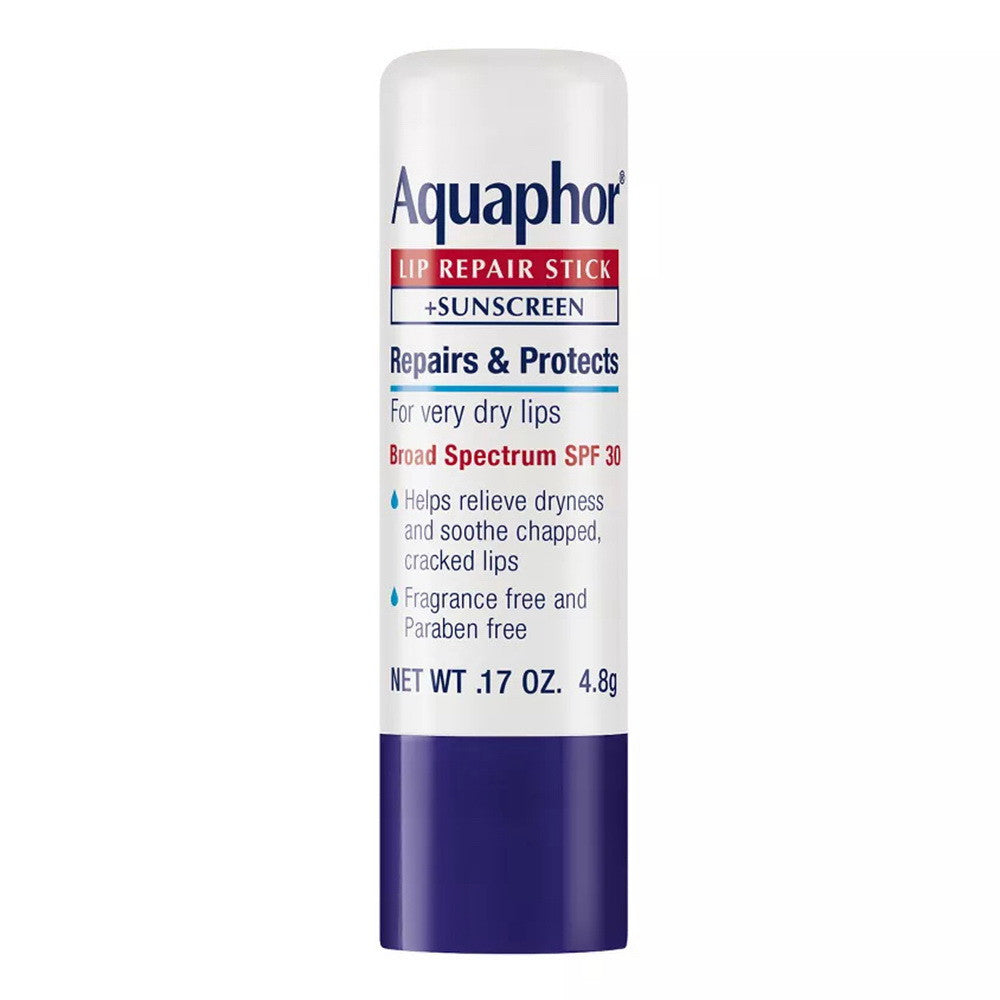 Aquaphor Lip Protectant + SPF 30 Lip Balm, 0.17 Oz