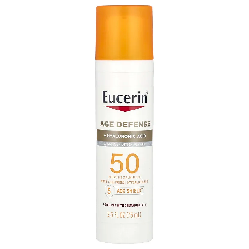 Eucerin Age Defense SPF 50 Face Sunscreen Lotion, 2.5 Oz