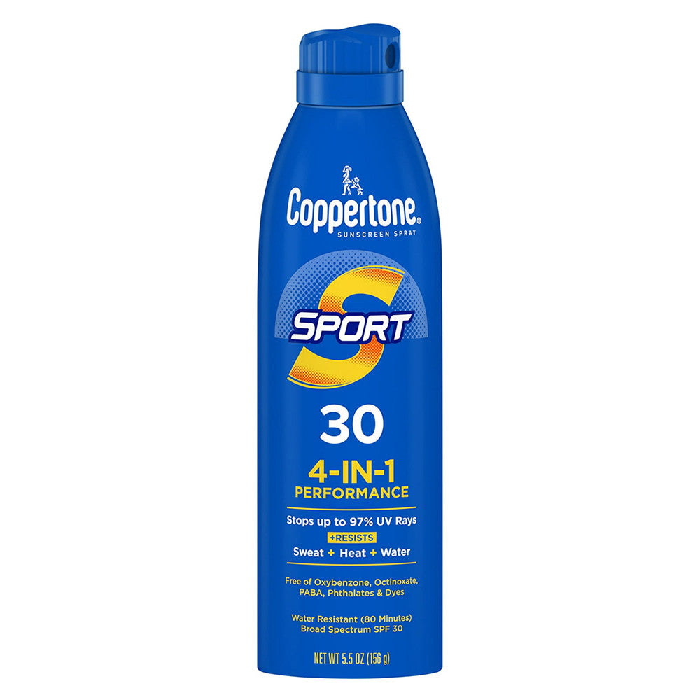 Coppertone Sport Spray Sunscreen Spray SPF 30, 5.5 Oz