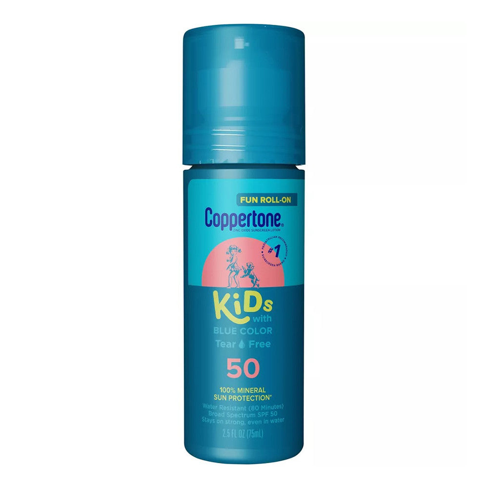 Coppertone Kids Roll On Sunscreen Lotion SPF 50, 2.5 Oz