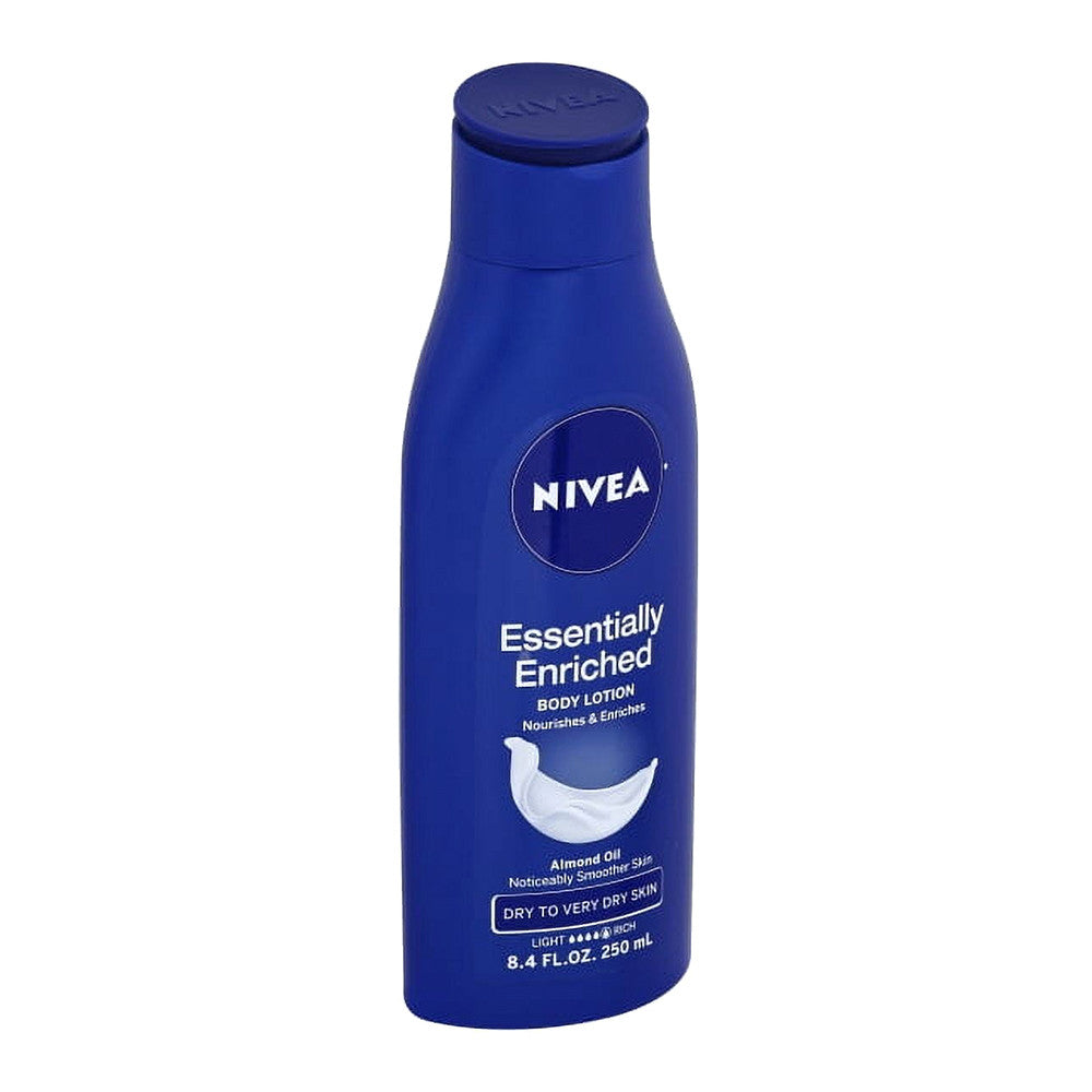 Nivea Essentially Enriched Daily Body Lotion for Very Dry Rough Skin, 8.4 Oz