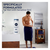 Nivea Men Sensitive Body Wash with Bamboo Extract, 16.9 Oz