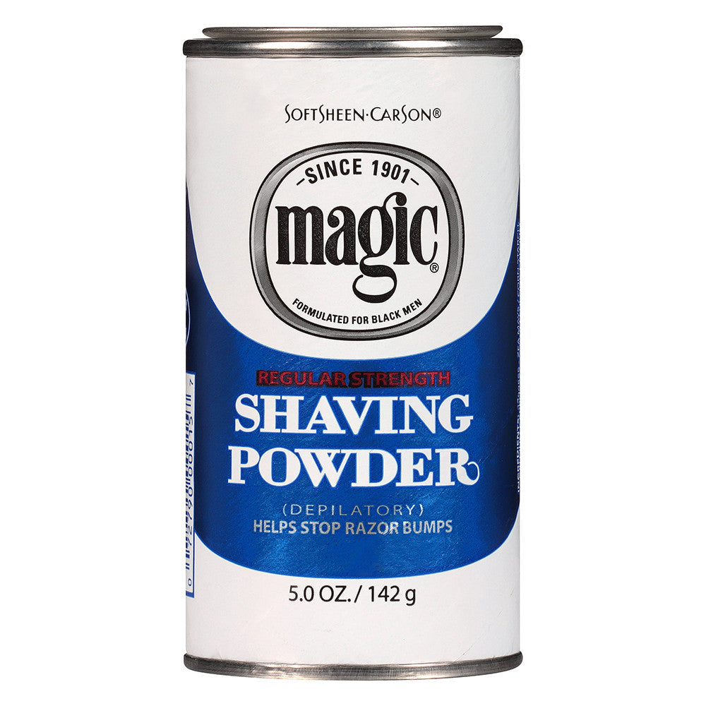 Magic Shave Carson Regular Strength Shaving Powder, Blue, 5 Oz