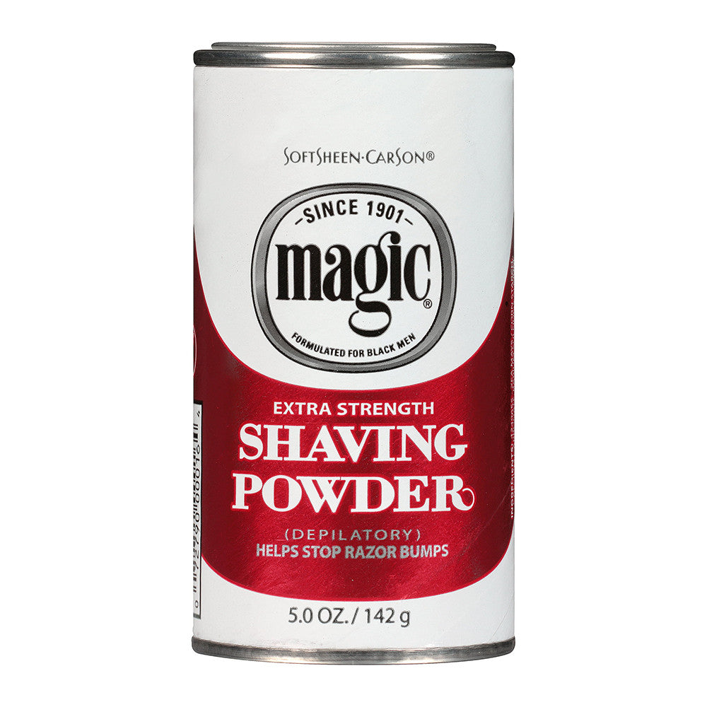 Magic Shave Softsheen Carson Extra Strength Shaving Powder, Red, 5 Oz